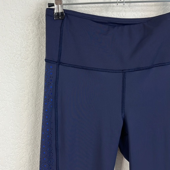 Lululemon Colour Me Quick 7/8 Tight 25" Midnight Navy / Blazer Blue Laser Cut - Picture 3 of 12